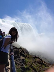 Niagara falls is famous at North America