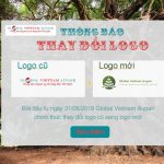 Thong bao thay doi Logo Global Vietnam Aupair